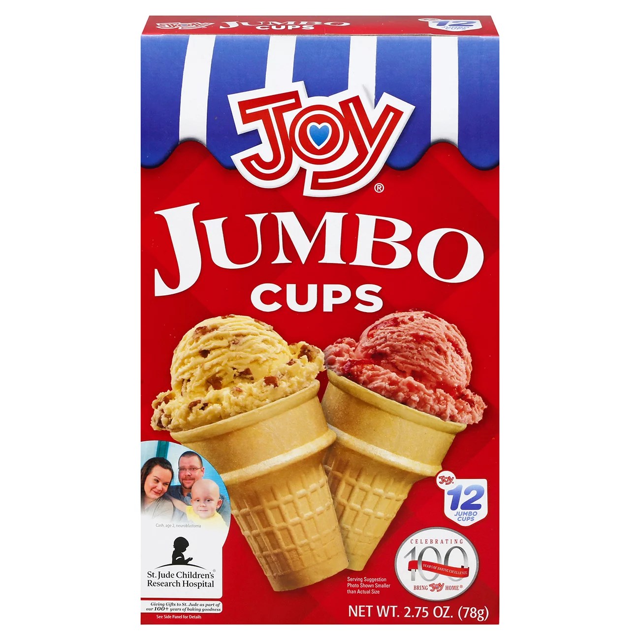 Joy Ice Cream Cups, Jumbo Shop Waffle bowls & cones at HEB
