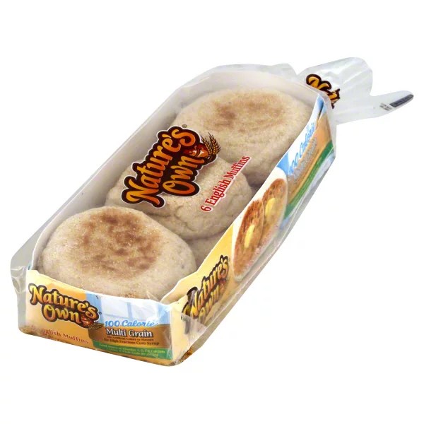 Nature's Own 100 Calorie MultiGrain English Muffins Shop Bread at HEB