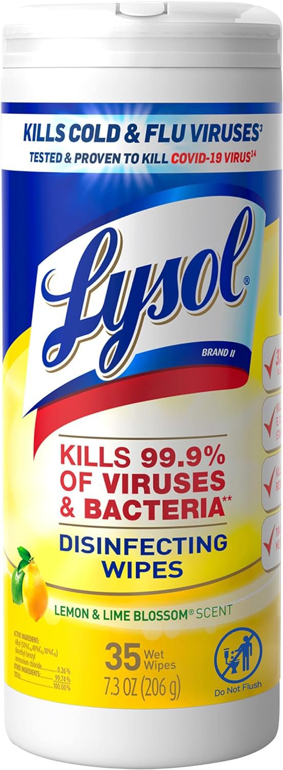 Lysol Citrus Disinfectant Wipes Shop All Purpose Cleaners at HEB