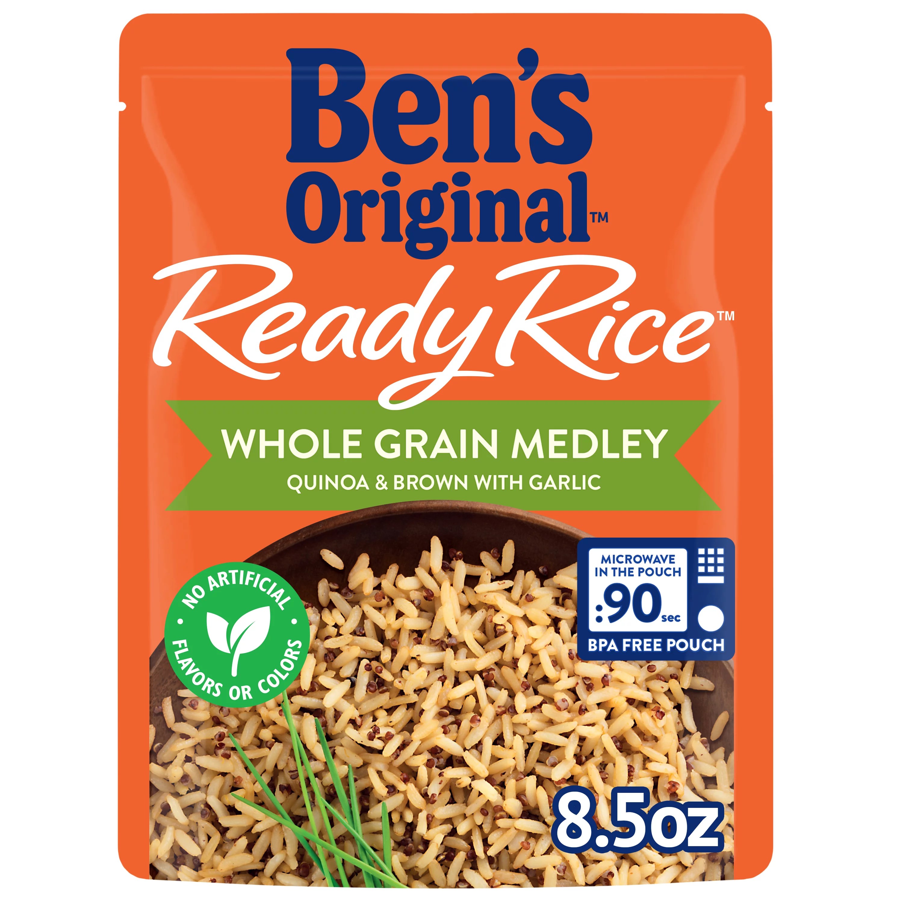 Uncle Ben's Bens Ready Whole Grain Quinoa Brown Rice With Garlic Shop