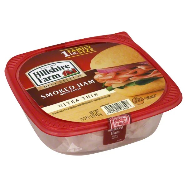 Hillshire Farm Deli Select Smoked Ham Ultra Thin Family Size Shop