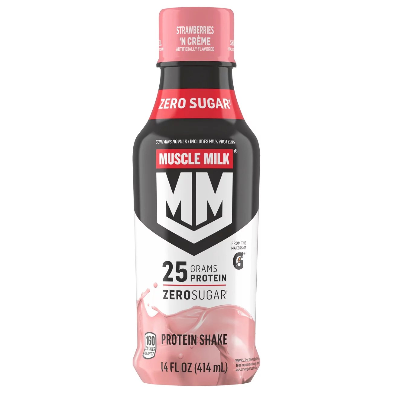 Muscle Milk Strawberries 'N Creme Protein Nutrition Shake Shop Diet
