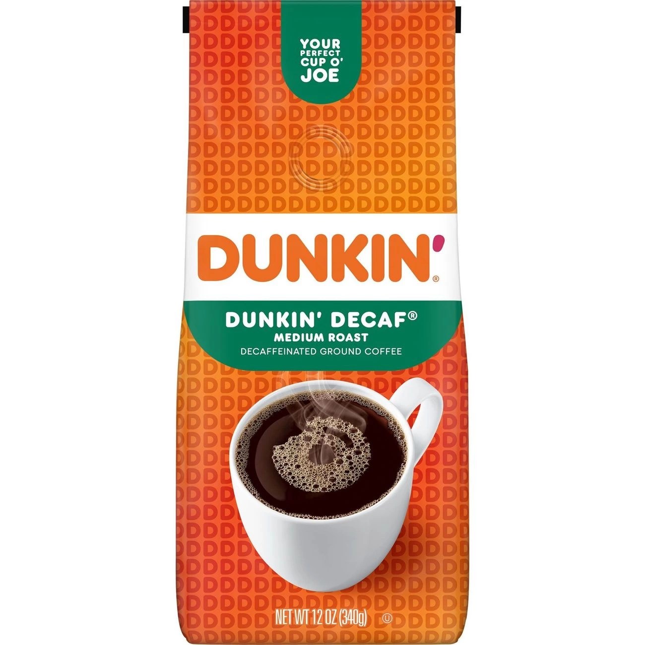Dunkin' Donuts Dunkin' Decaf Medium Roast Ground Coffee Shop Coffee