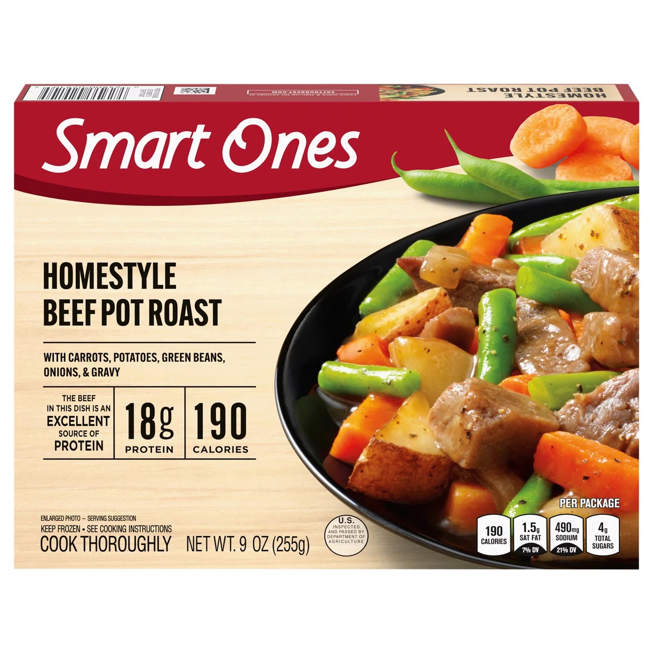 Smart Ones Home Style Beef Pot Roast Shop Meals & Sides at HEB