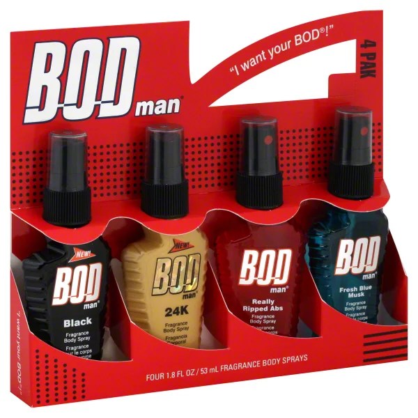 BOD Man Body Spray Set For Men 1.8 oz Bottles Shop Bath & Skin Care at HEB