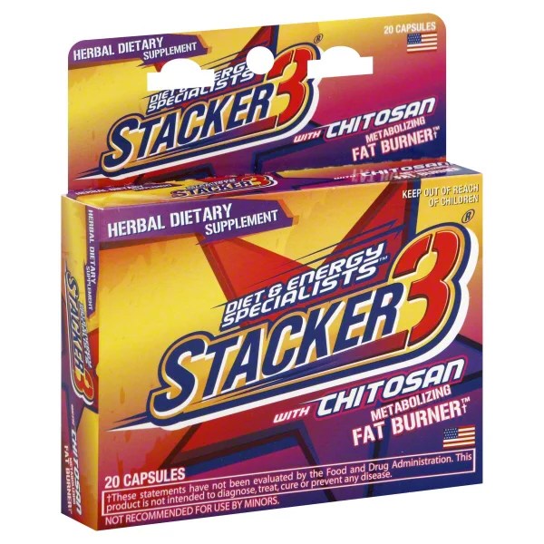 Stacker 3 Metabolizing Fat Burner With Chitosan Capsules Shop Diet