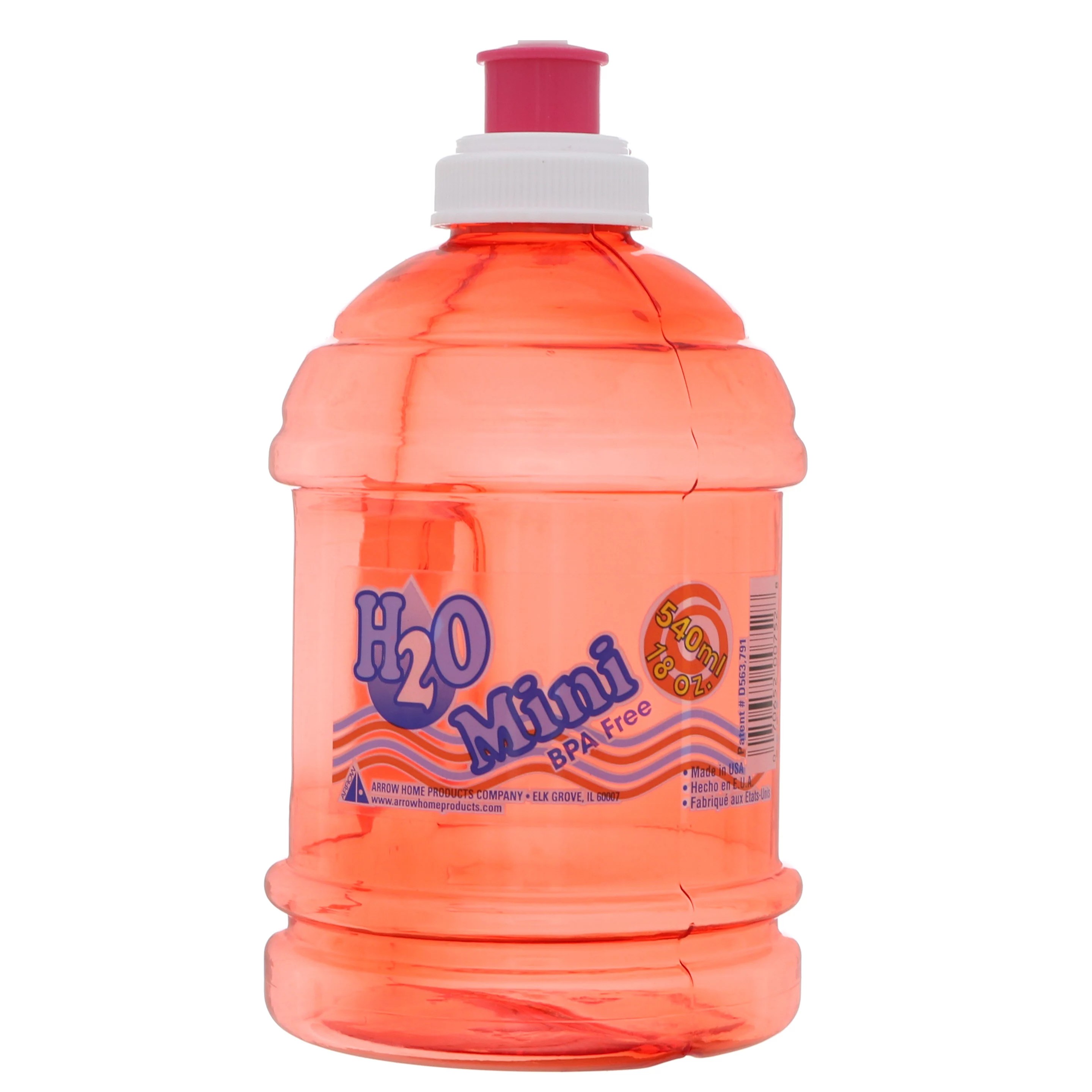 Arrow H2O On the Go Mini 18oz Water Bottle, Colors May Vary - Shop Cups