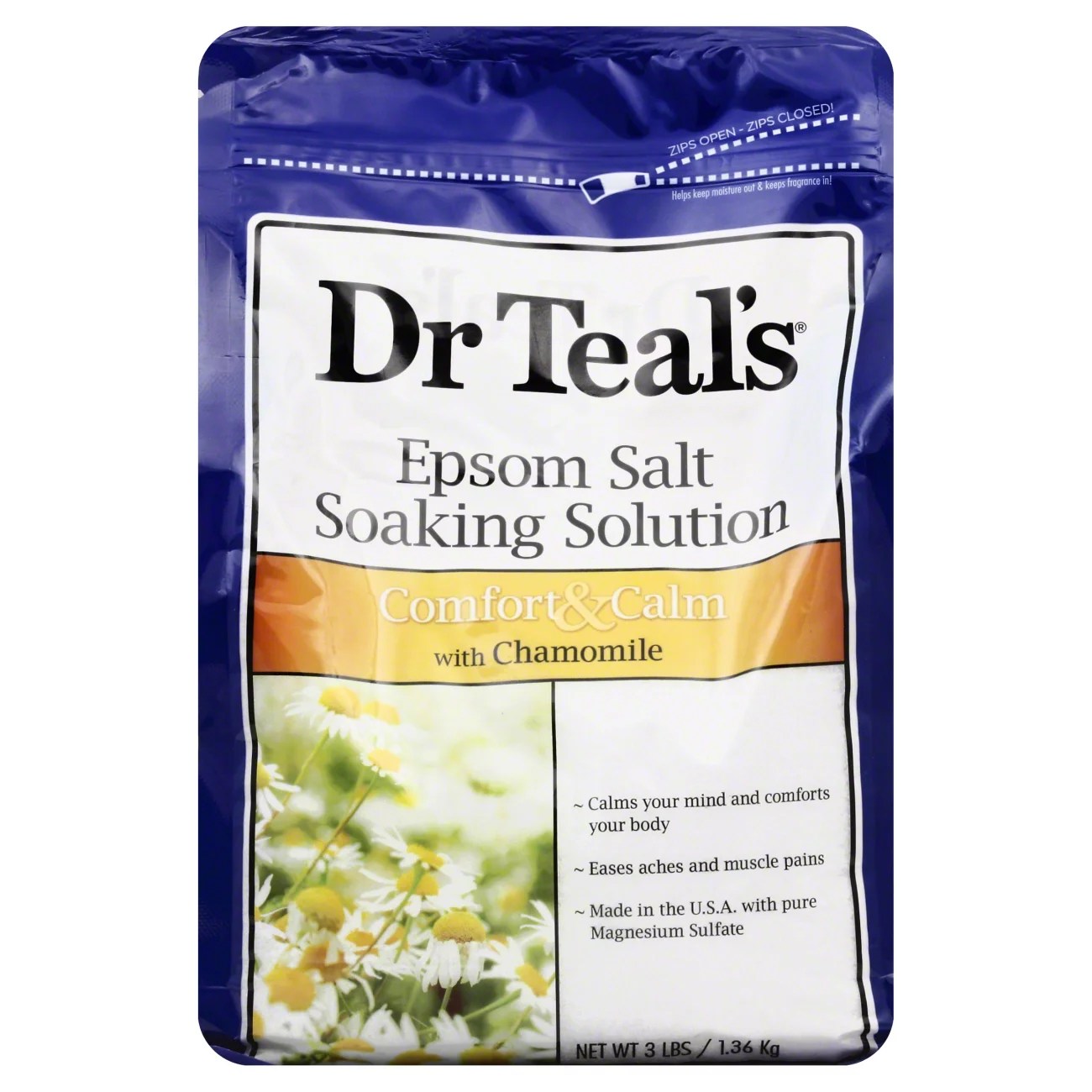 Dr Teal's Epsom Salt Soaking Solution Comfort & Calm with Chamomile