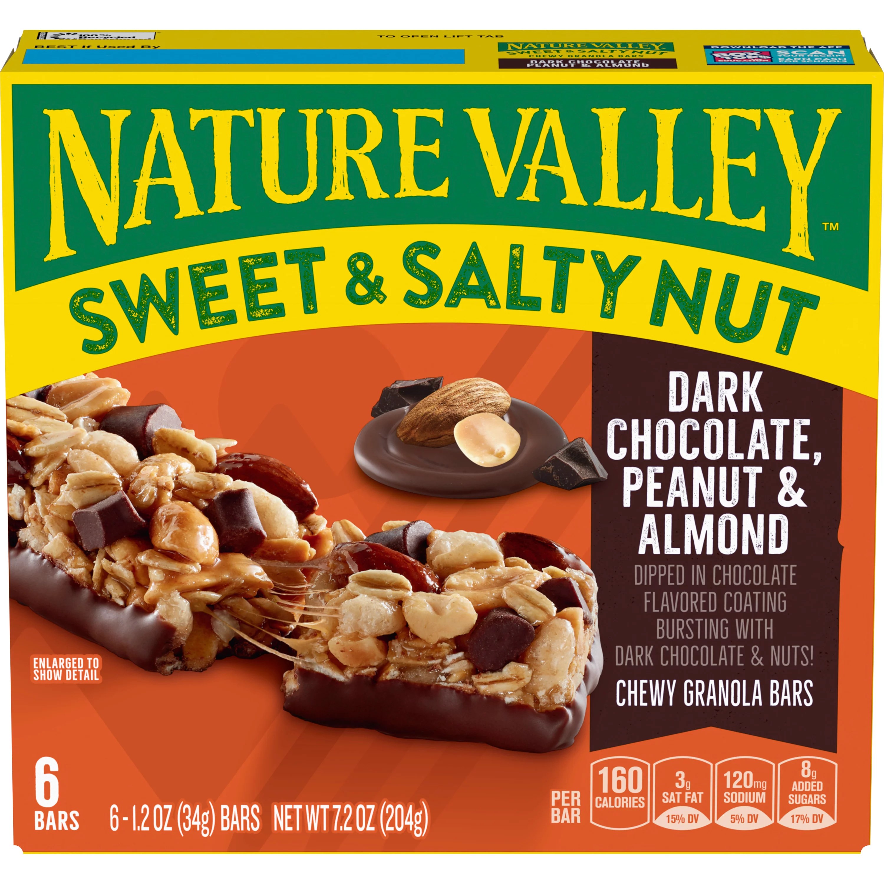 Nature Valley Dark Chocolate Peanut & Almond Sweet & Salty Nut Granola