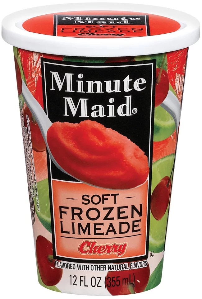 Minute Maid Soft Frozen Cherry Limeade Shop Bars & Pops at HEB