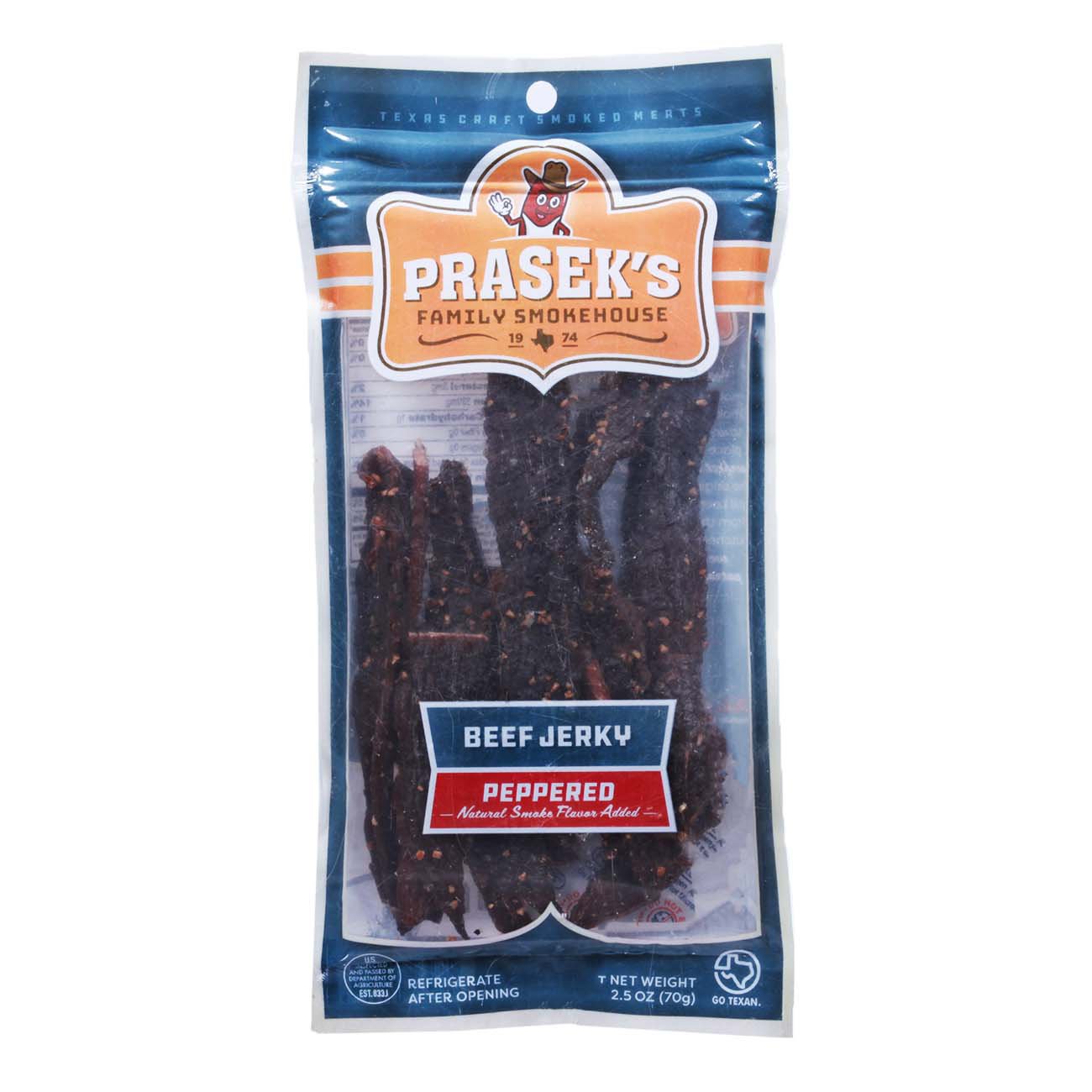 Prasek's Peppered Beef Jerky Shop Jerky at HEB