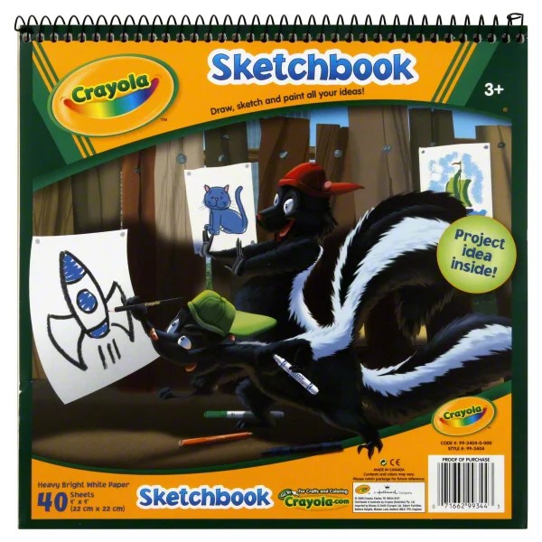Crayola Sketchbook Shop Notebooks at HEB