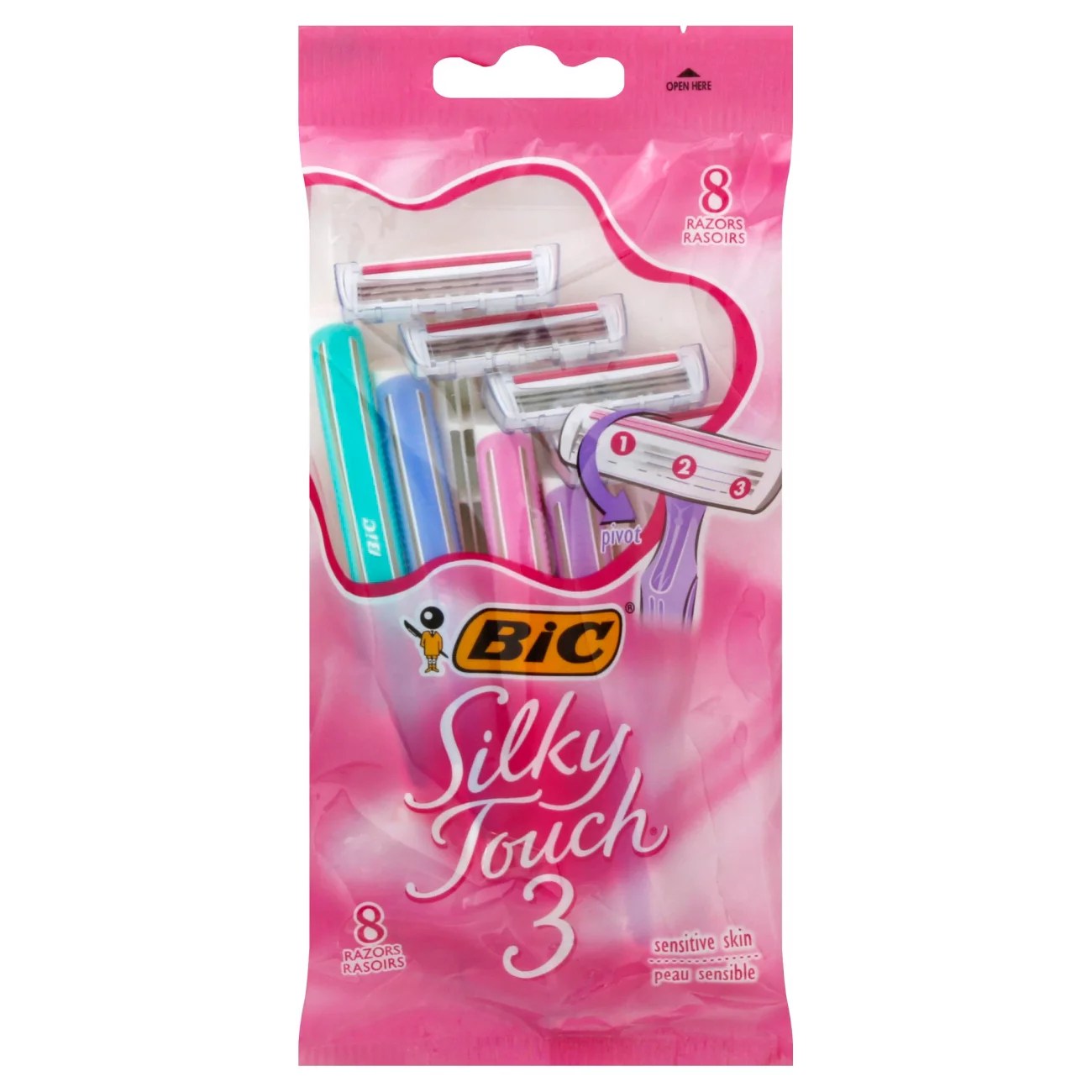 BIC Silky Touch 3 Women's Disposable Razor, Assorted Shop Shaving