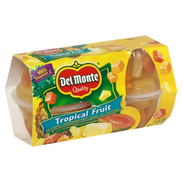 Del Monte Tropical Fruit Cups Shop Fruit at HEB
