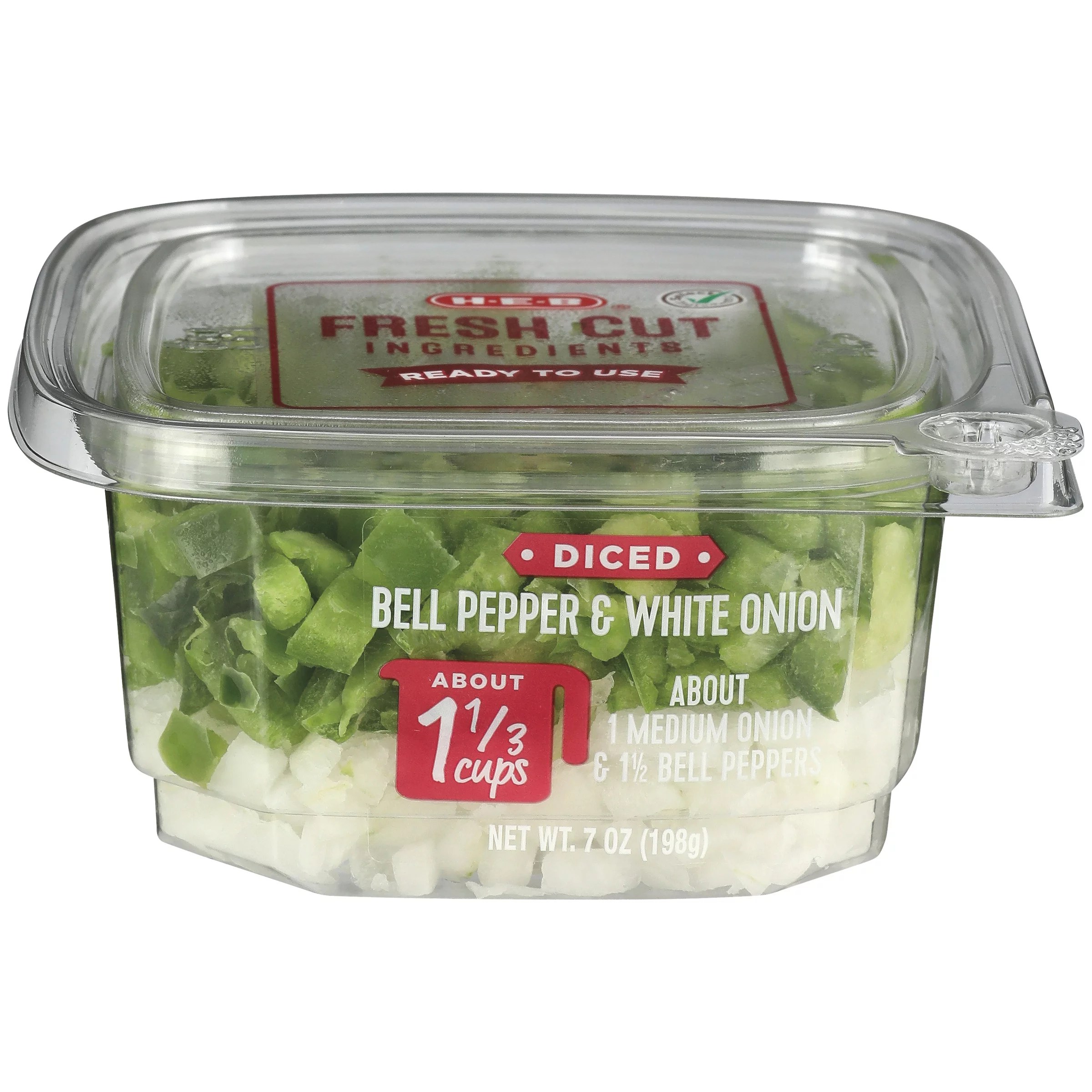 HEB Diced White Onion & Bell Pepper Shop Mixed Vegetables at HEB