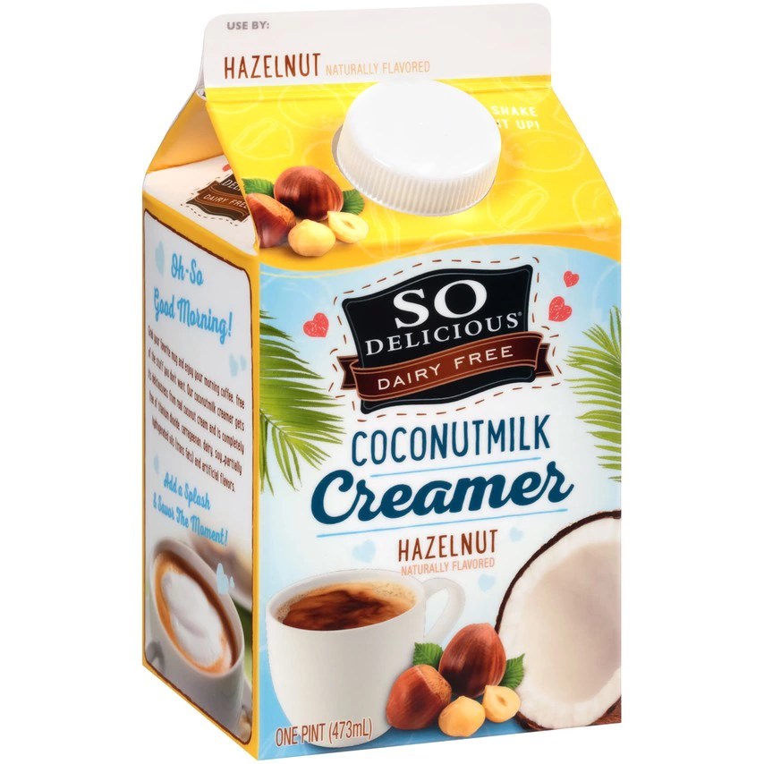 So Delicious Coconut Milk Hazelnut Liquid Coffee Creamer Shop Coffee