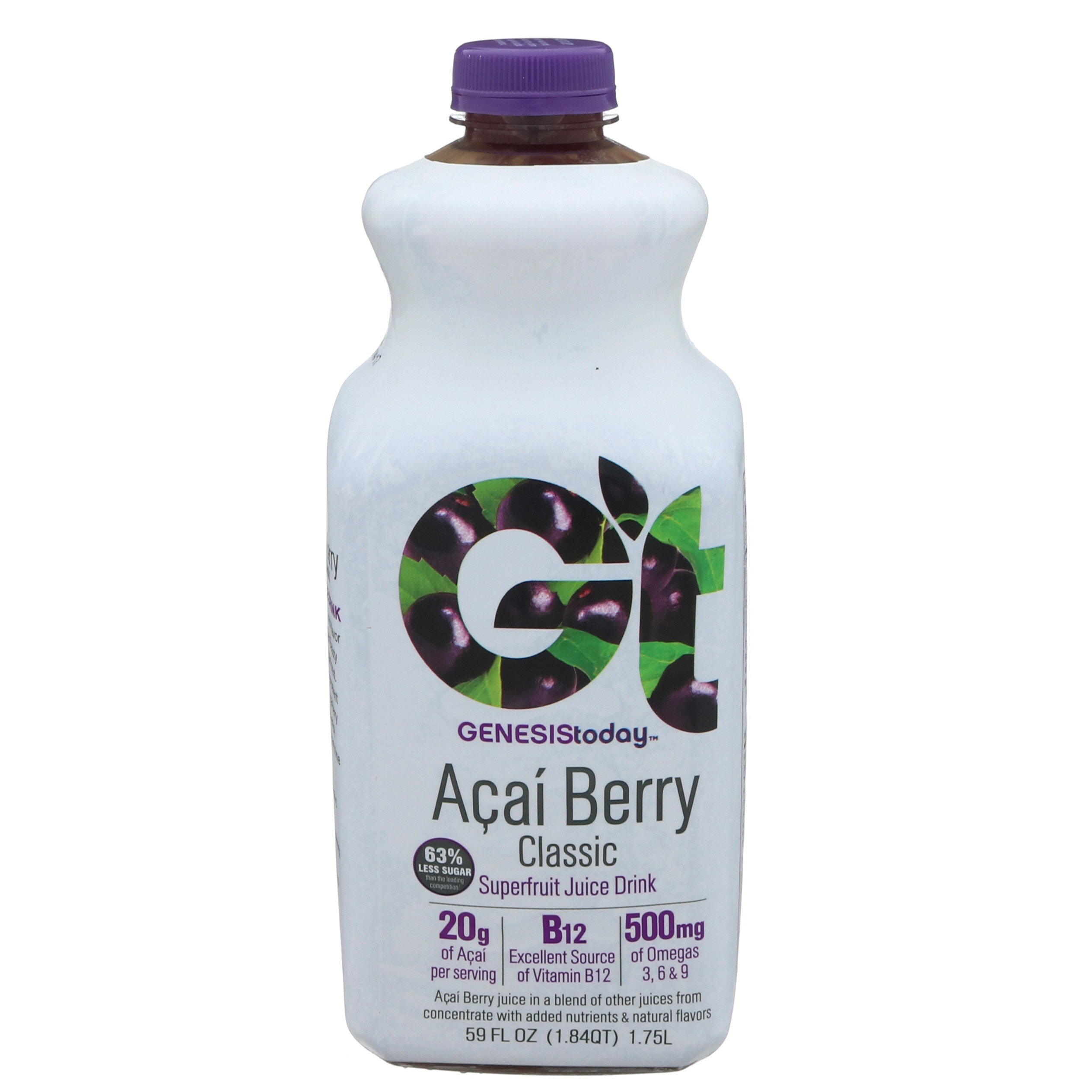 Genesis Today Acai Berry Classic Superfruit Juice Drink Shop Juice at