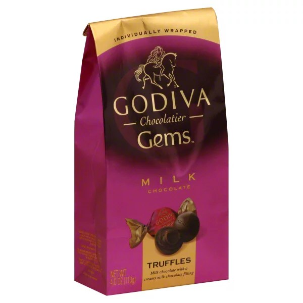 Godiva Chocolatier Gems Milk Chocolate Truffles Shop Godiva