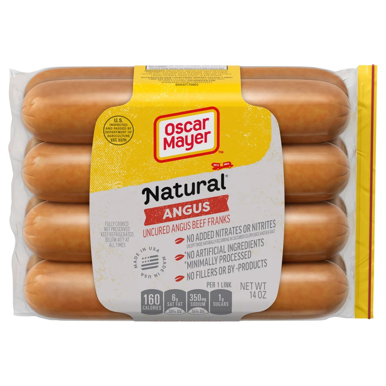 Oscar Mayer Selects Angus Beef Franks Shop Hot Dogs at HEB