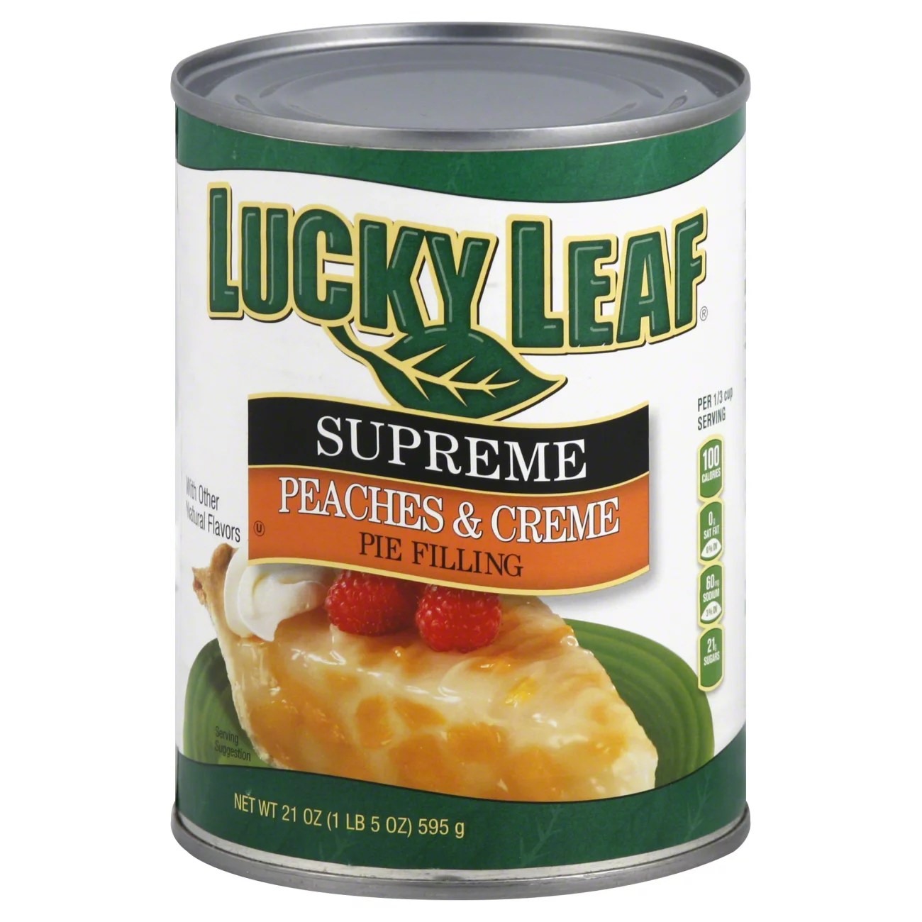 Lucky Leaf Supreme Peaches and Cream Pie Filling Shop Pie Filling at