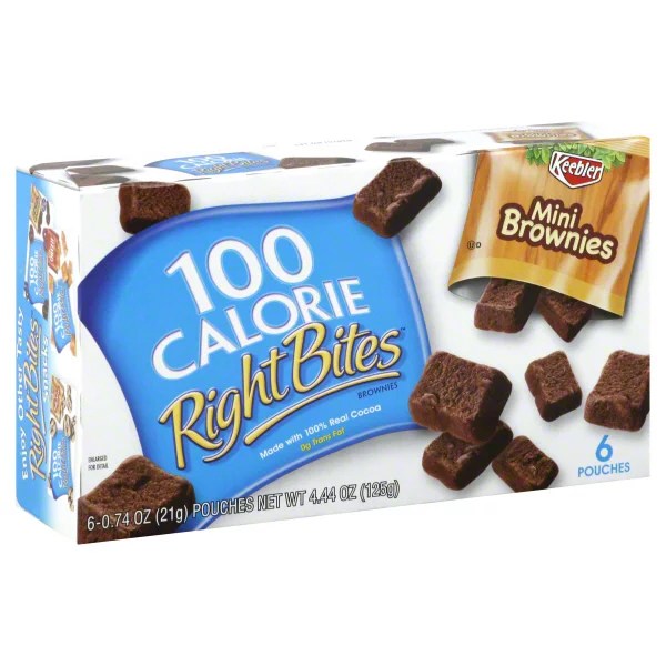 Keebler 100 Calorie Right Bites Mini Brownies Shop Cookies at HEB