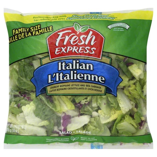 Fresh Express Italian Salad Family Size Shop Vegetables at HEB