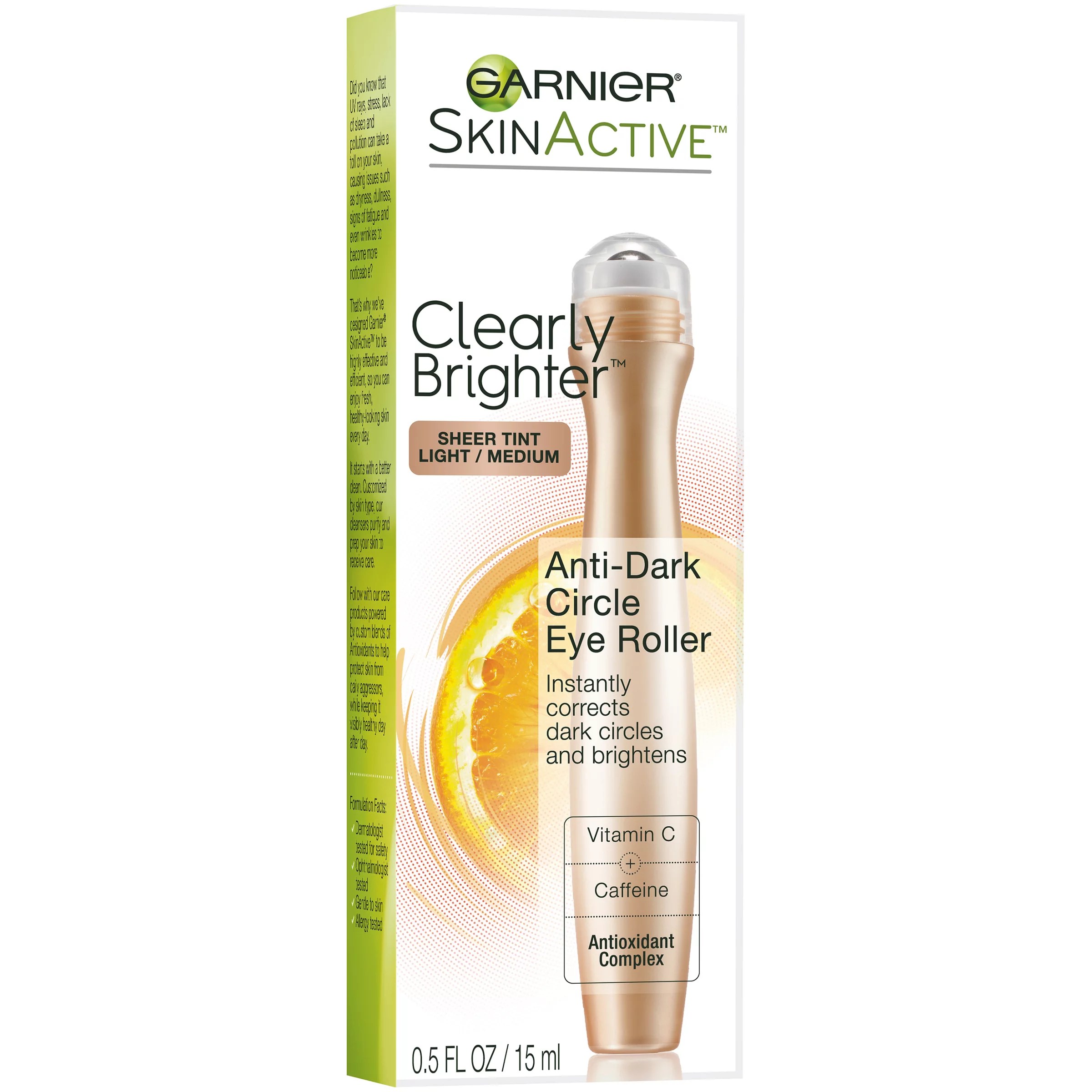 Garnier SkinActive Clearly Brighter Sheer Tinted Eye Roller Light