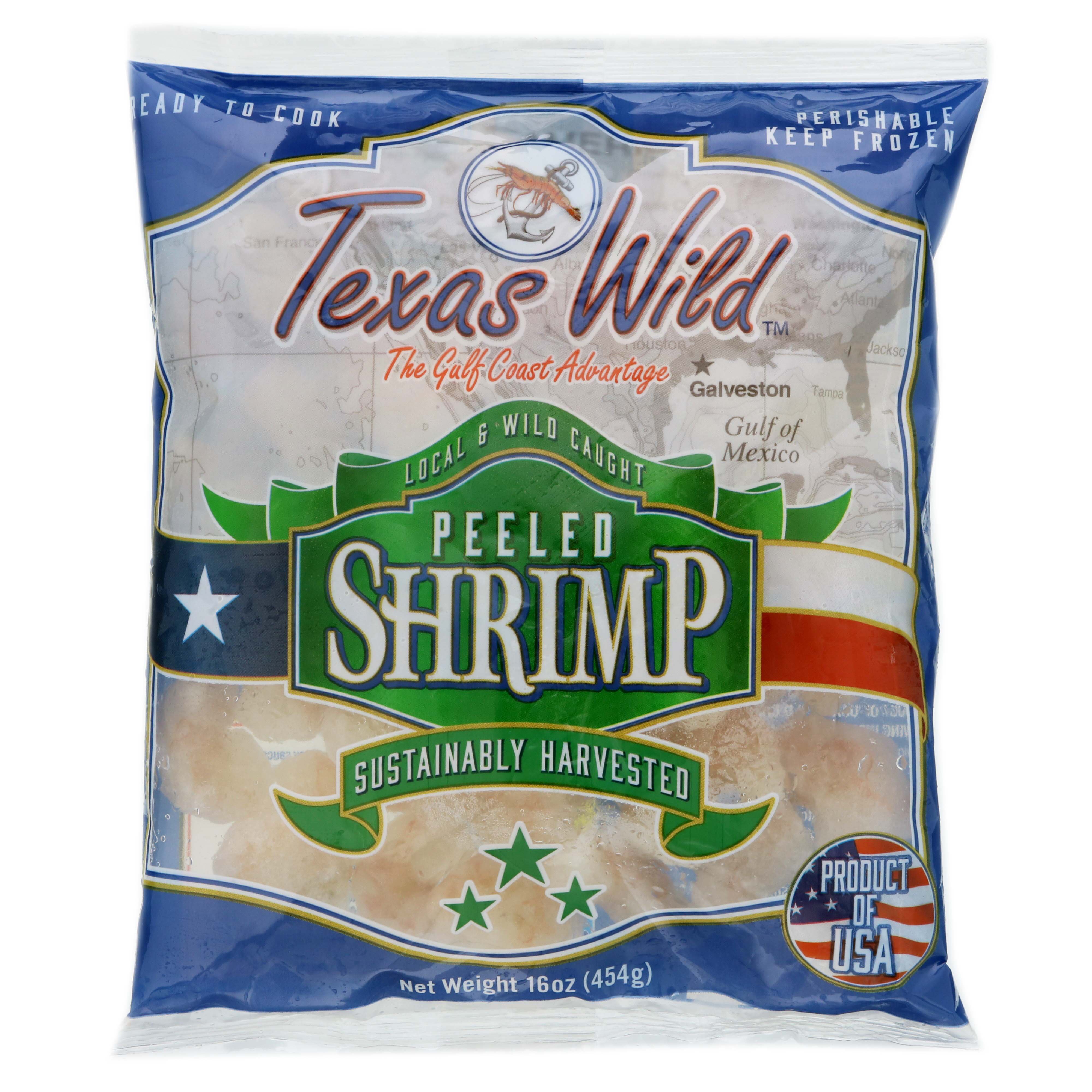Texas Wild Raw Peeled Wild Gulf Shrimp Shop Shrimp & Shellfish at HEB