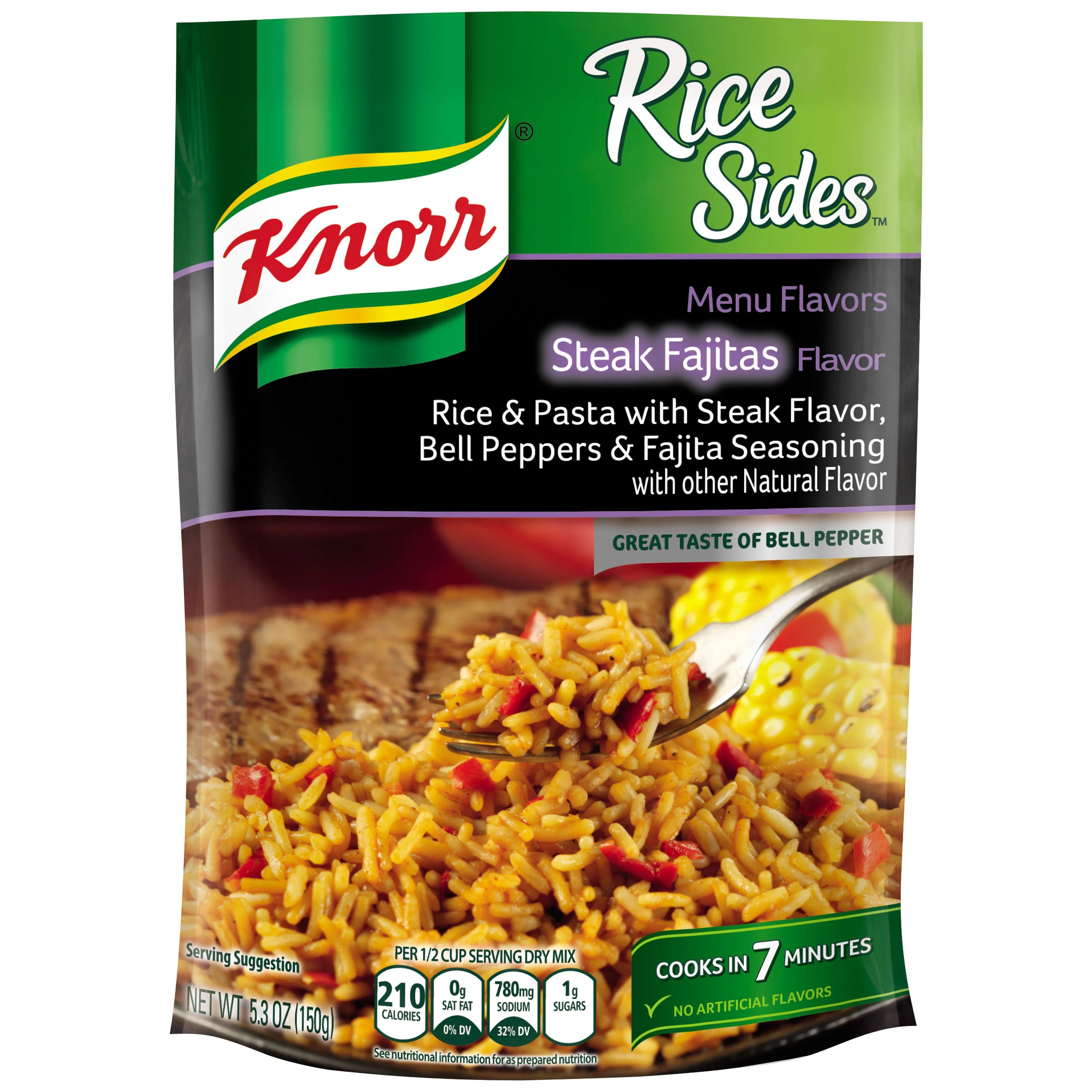 Knorr Rice Sides Rice Side Dish Steak Fajitas Shop Pantry meals at HEB