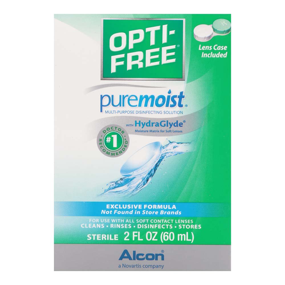 OPTIFREE Puremoist MultiPurpose Disinfecting Solution with Lens Case