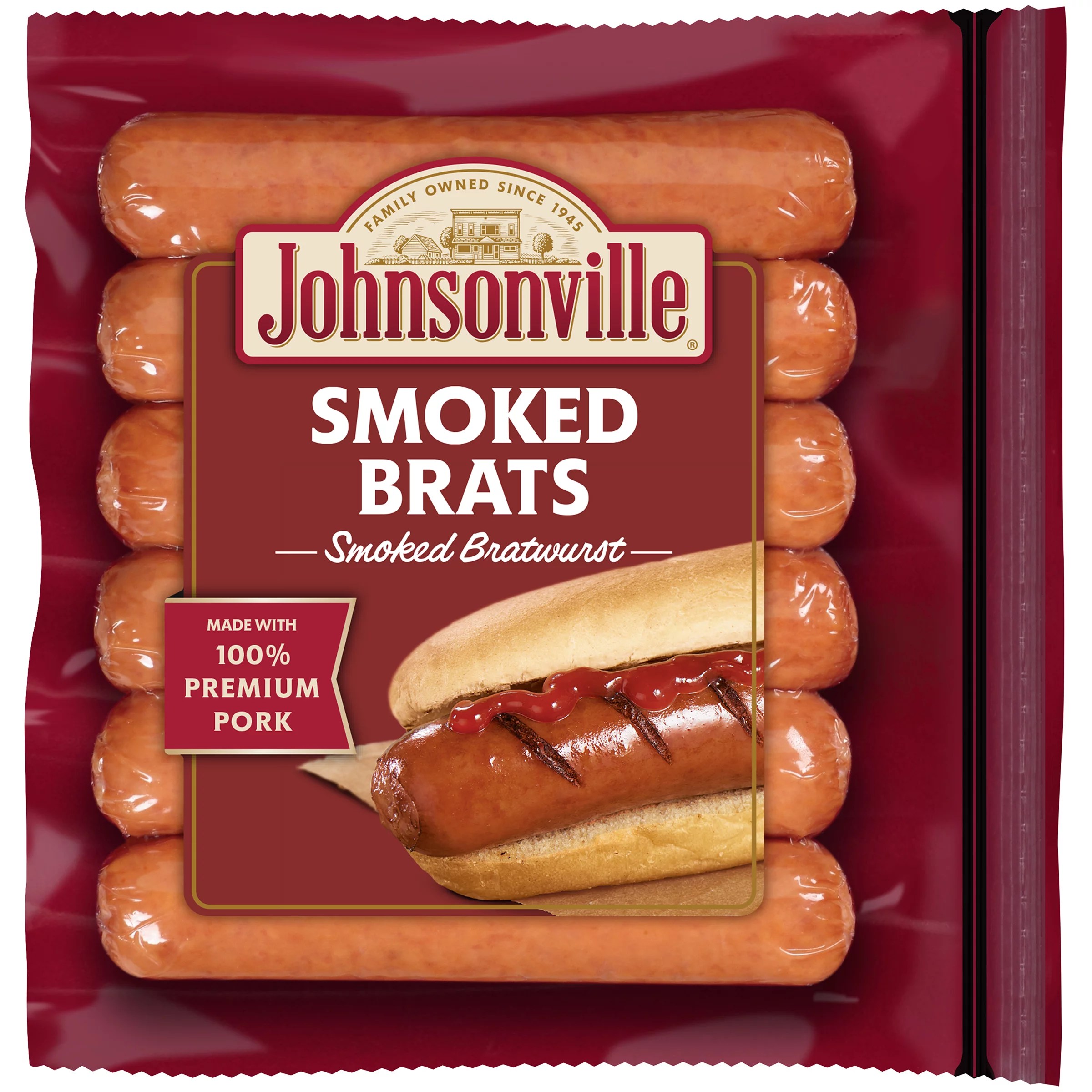 Johnsonville Smoked Brats Shop Sausage at HEB