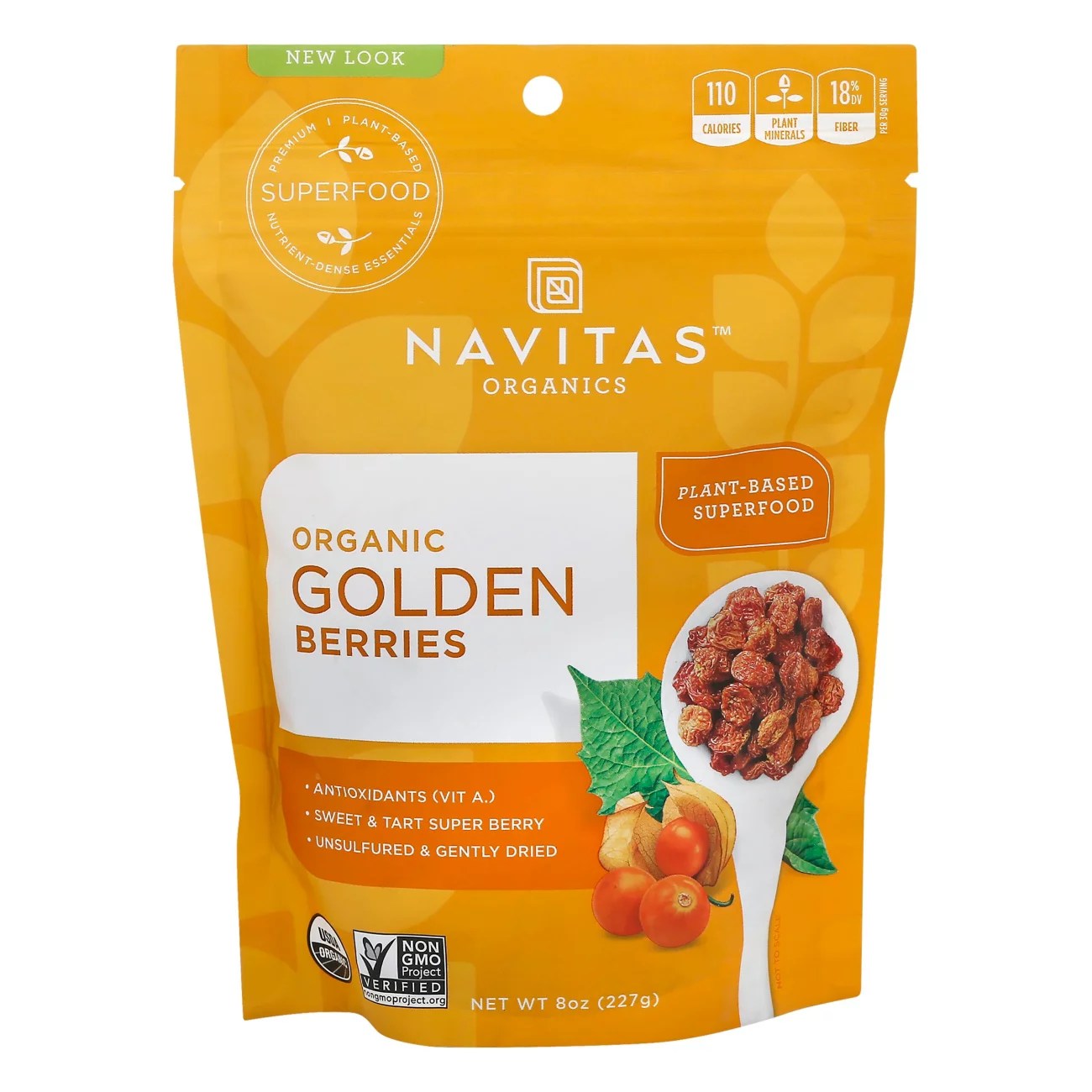 Navitas Organic Golden Berries Shop Diet &amp; Fitness at HEB