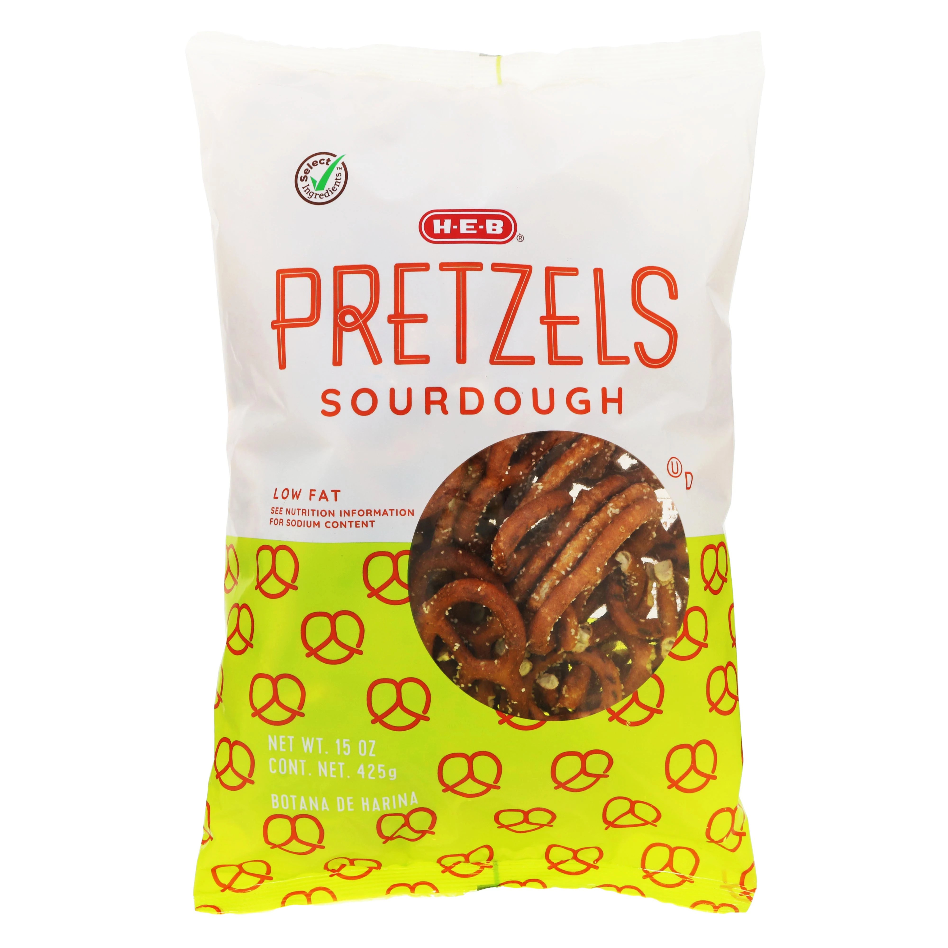 HEB Select Ingredients Low Fat Sourdough Pretzels Shop Chips at HEB