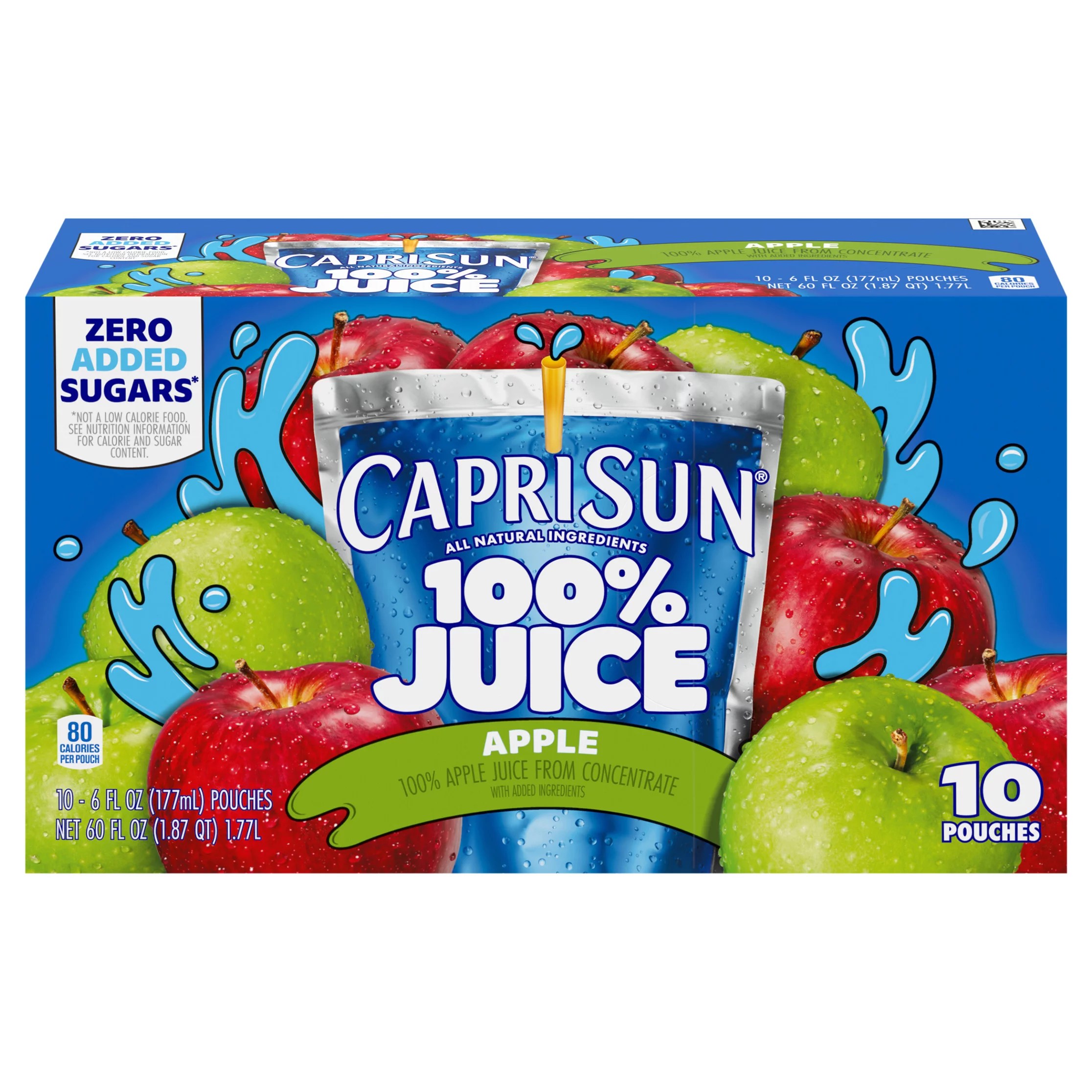 Capri Sun 100 Juice Apple Juice 10 PK Shop Juice at HEB