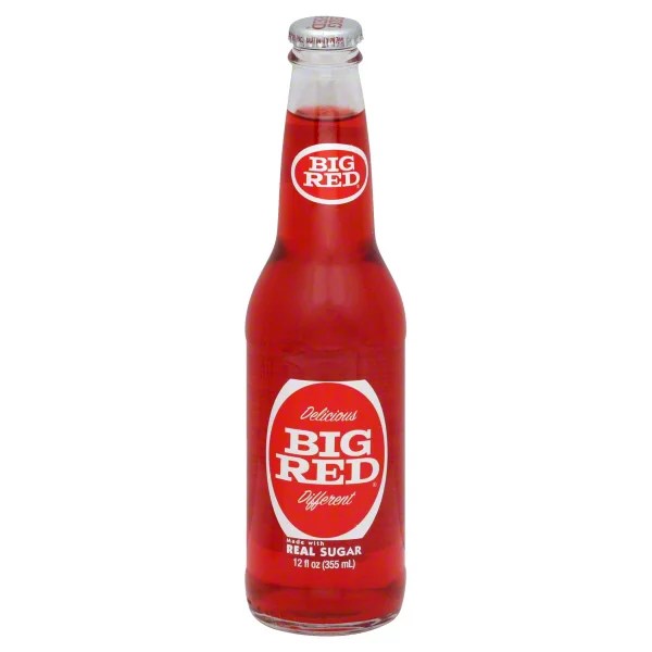 Big Red Soda Glass Bottle Shop Soda at HEB