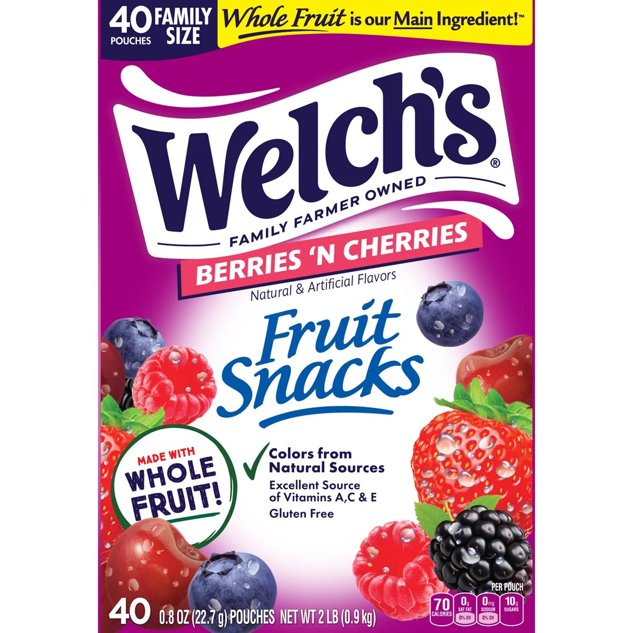 Welch's Berries 'N Cherries Fruit Snacks Shop Fruit Snacks at HEB
