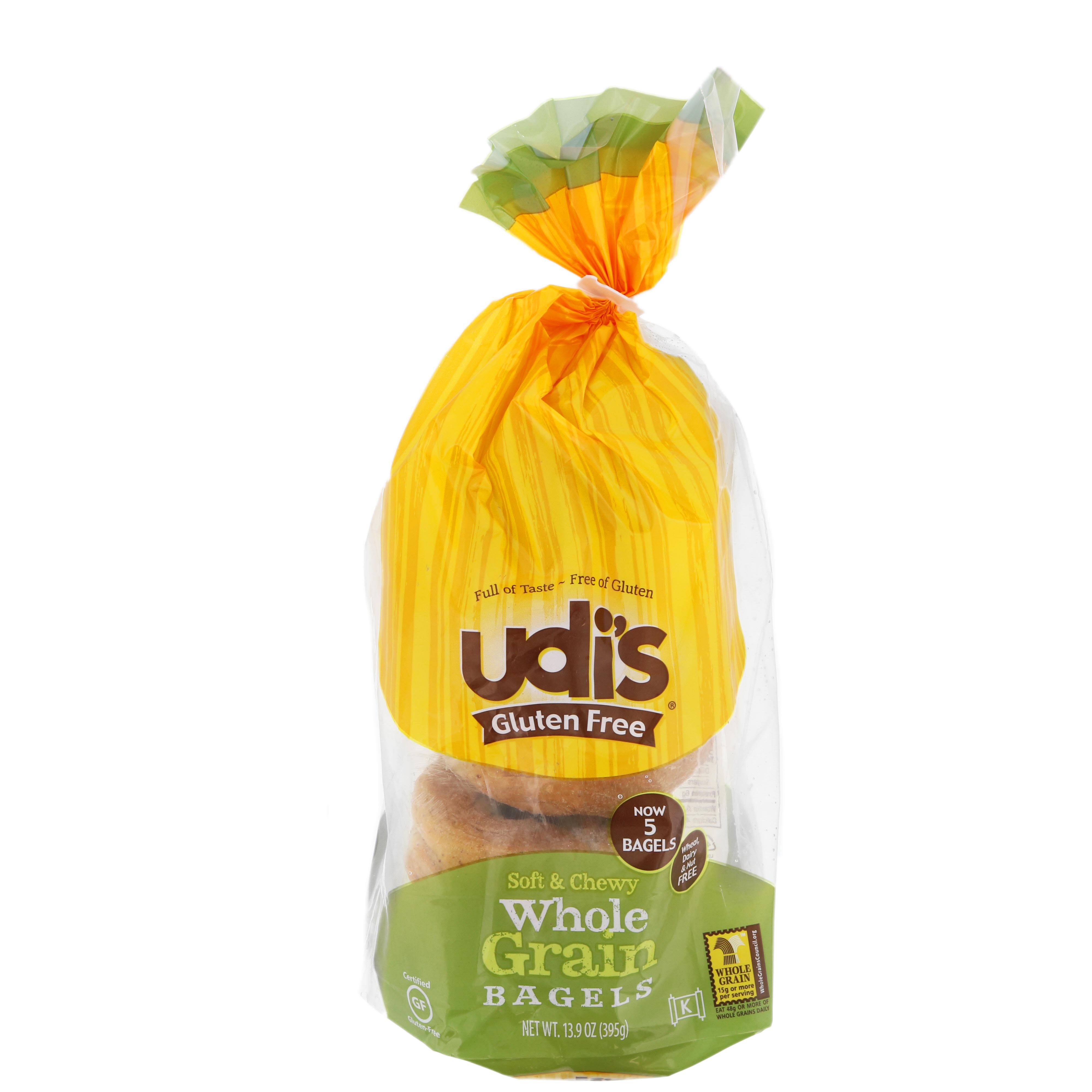 Udi's Gluten Free Whole Grain Bagel Shop Bread at HEB
