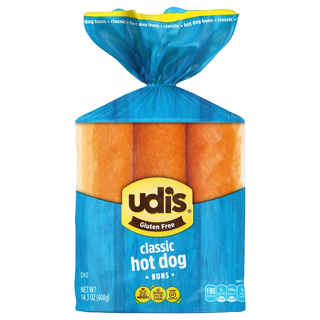 Udi's Gluten Free Classic Hot Dog Buns Shop Bread at HEB
