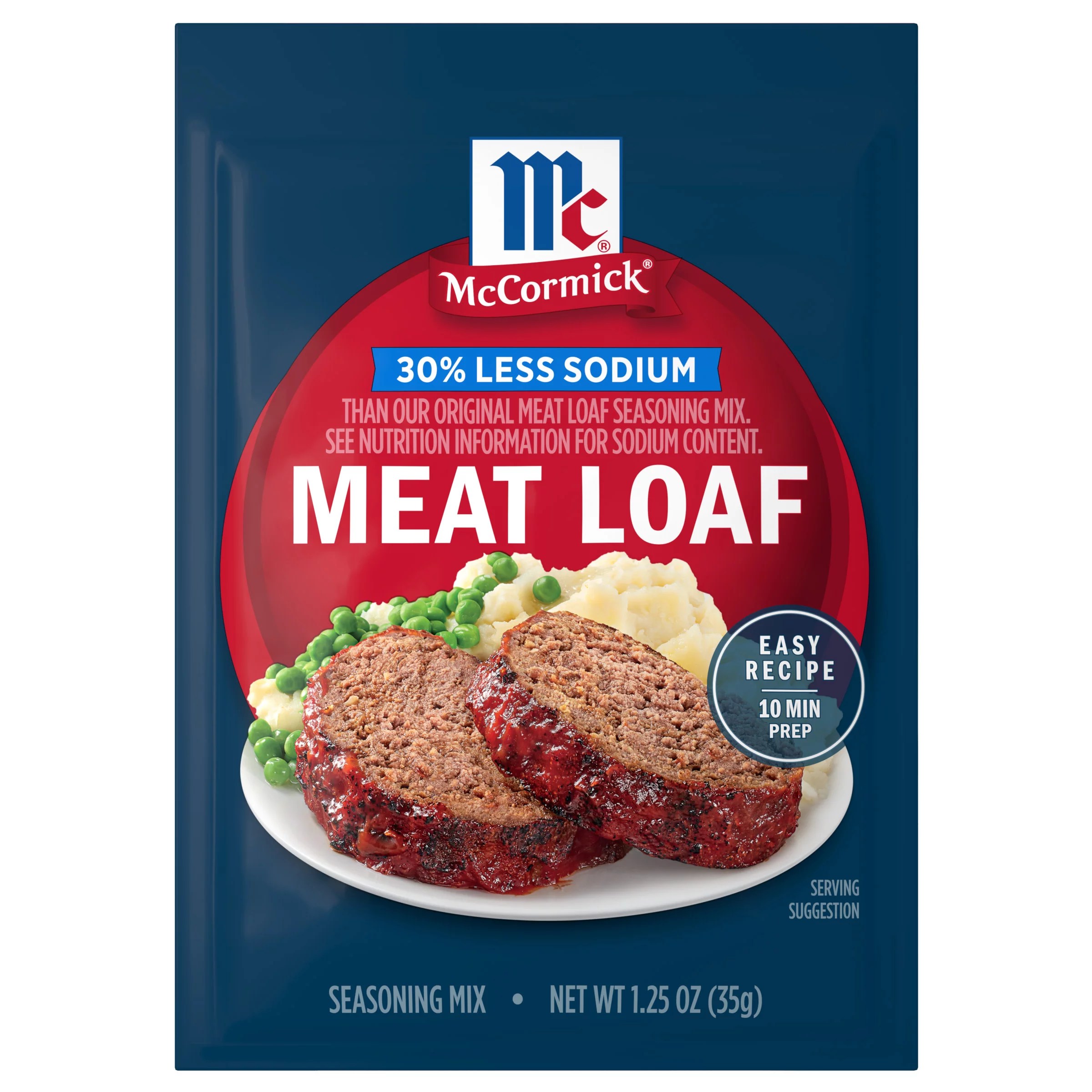 Mccormick 30 Less Sodium Meat Loaf Seasoning Mix Shop Spice Mixes at