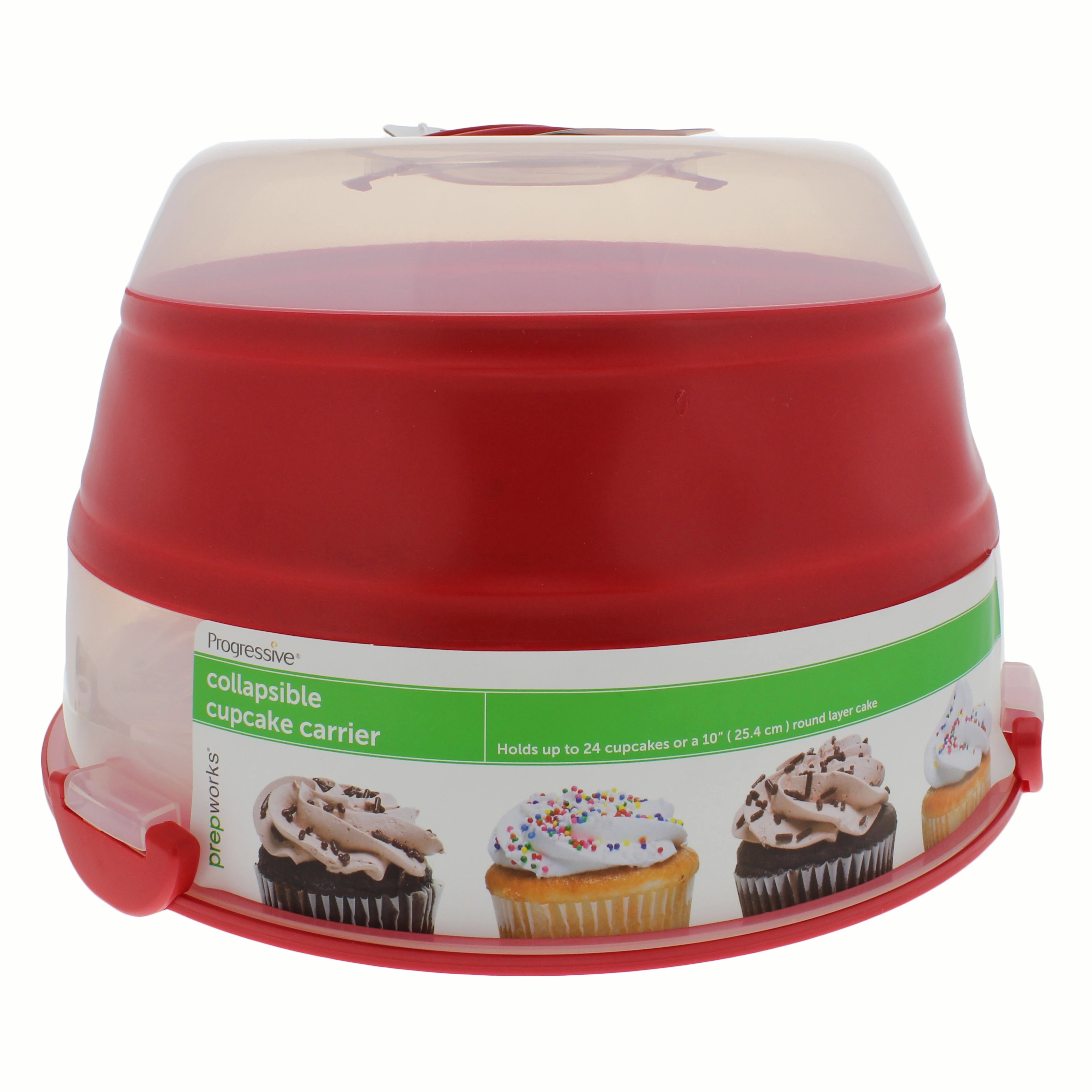 Progressive Collapsible Cupcake and Cake Carrier Shop Food Storage at