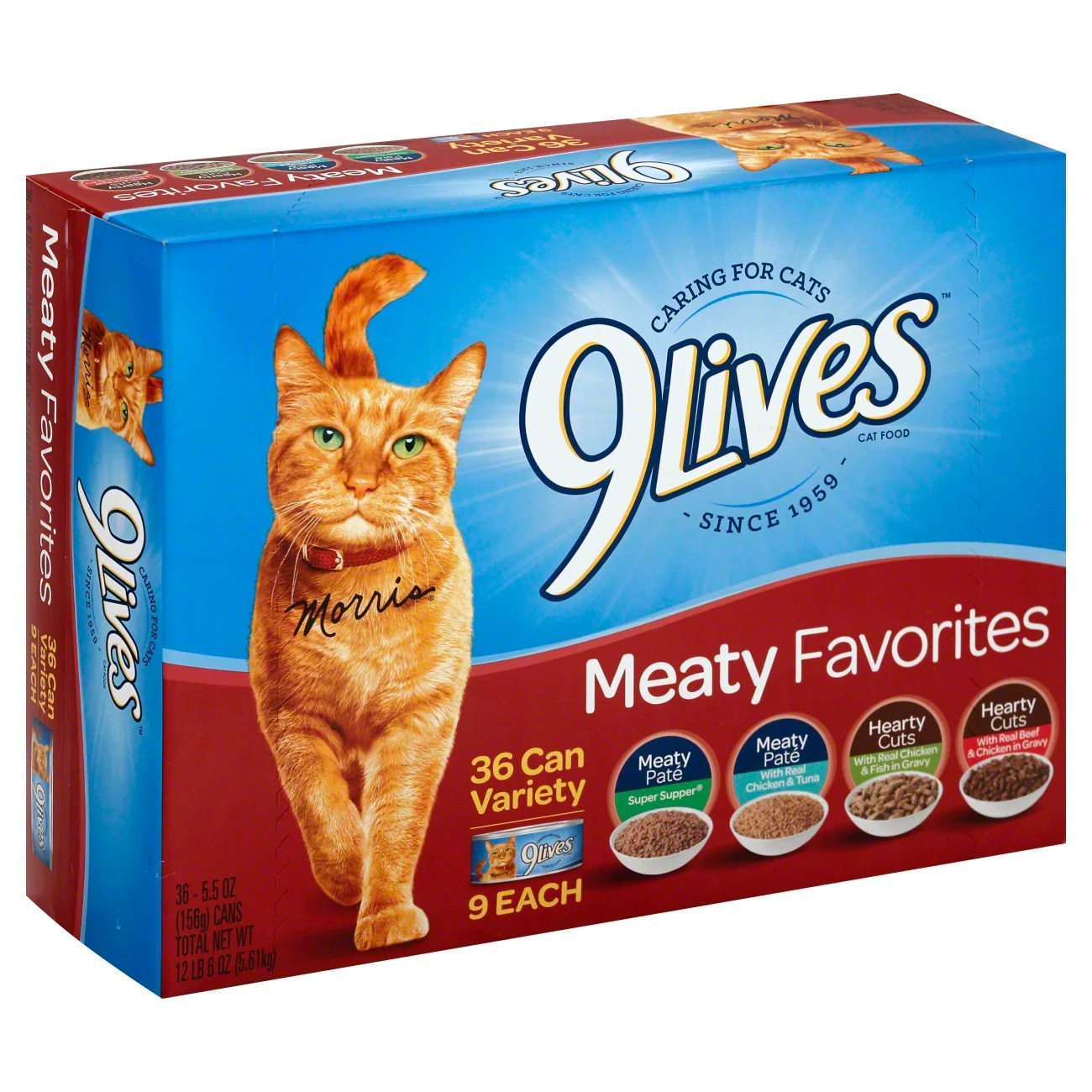 9Lives Meaty Favorites Cat Food Variety Pack Shop Cats at HEB