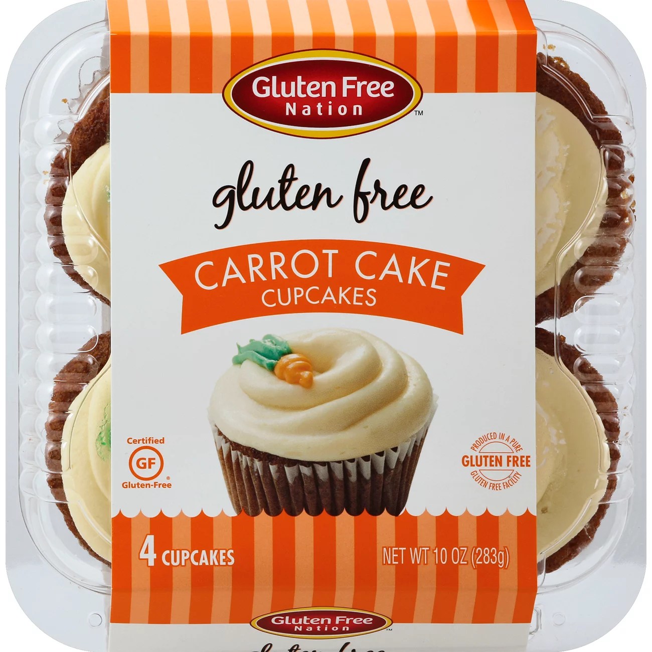Gluten Free Nation Carrot Cake Cupcakes Shop Cakes at HEB