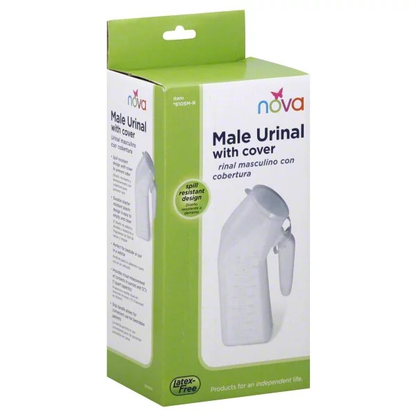Nova Male Urinal with Cover Shop Home Health Care at HEB
