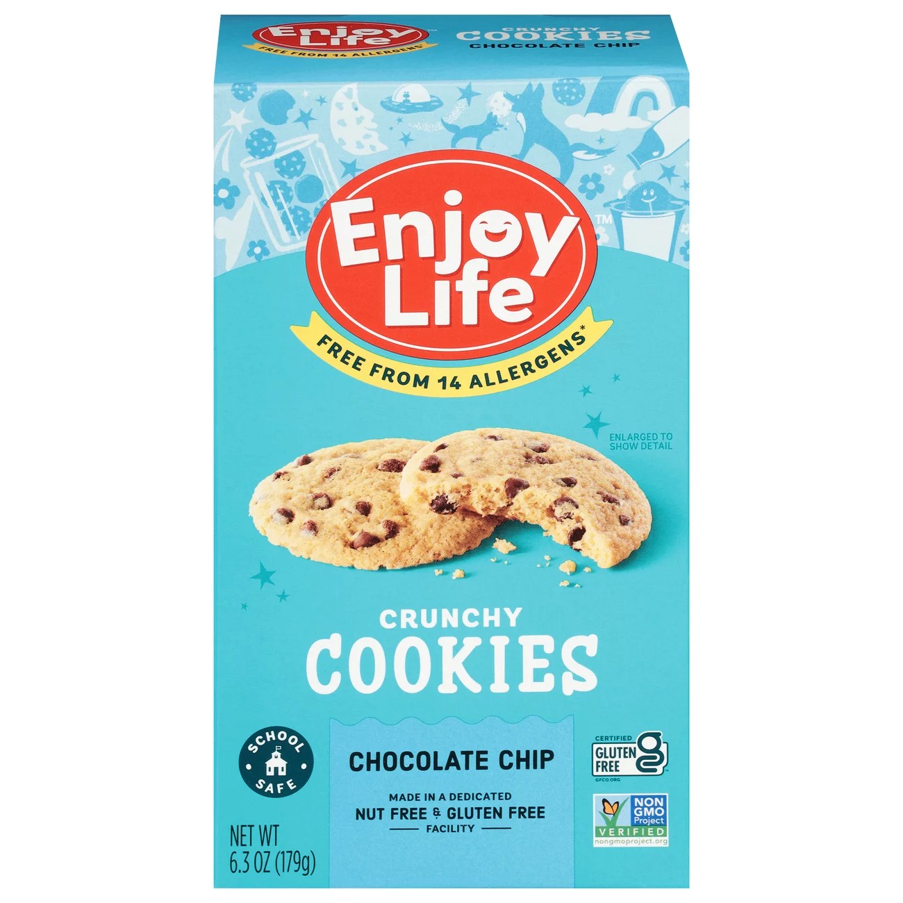 Enjoy Life Gluten Free Allergy Friendly Chocolate Chip Vegan Crunchy