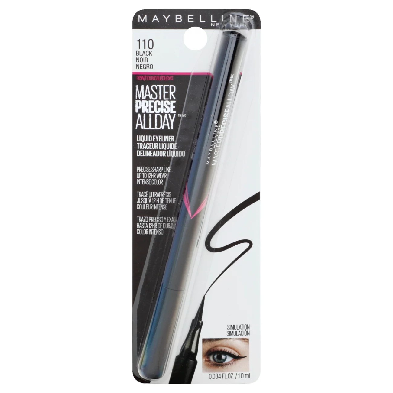 Maybelline Master Precise Ink Pen 110 Black Eyeliner Shop Eyes at HEB