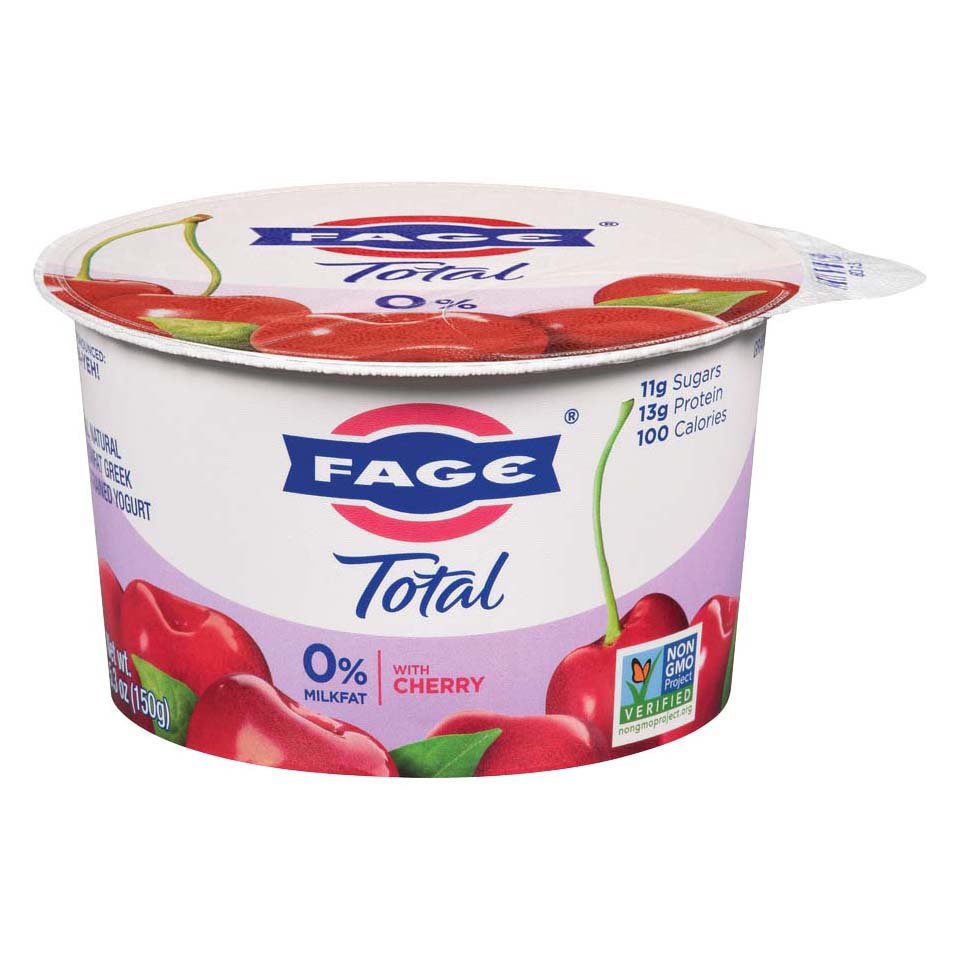 Fage Total 0 NonFat Cherry Greek Yogurt Shop Yogurt at HEB