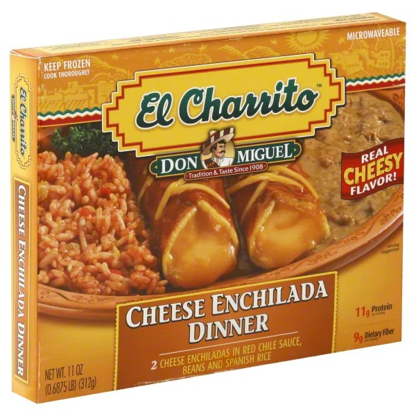 Don Miguel El Charrito Cheese Enchilada Dinner Shop Entrees & Sides