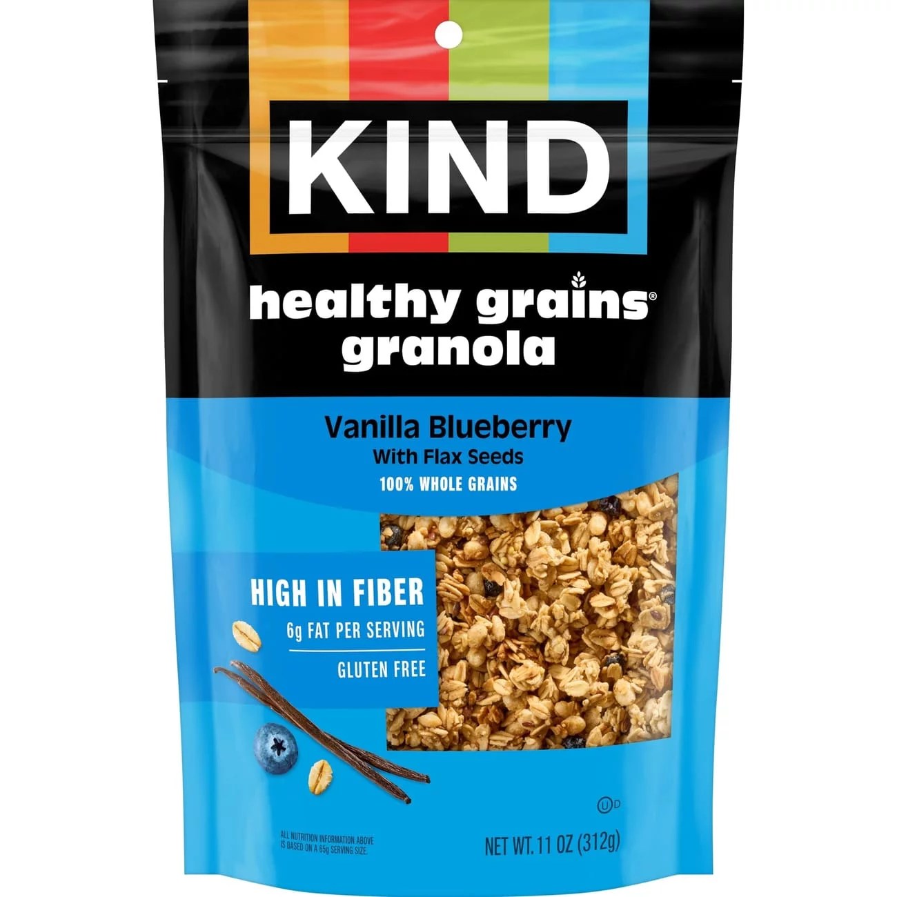 激安大特価！ カインド ヘルシーグレイン グラノーラ バニラブルーベリー フラックスシード入り 312g 11oz KIND Healthy