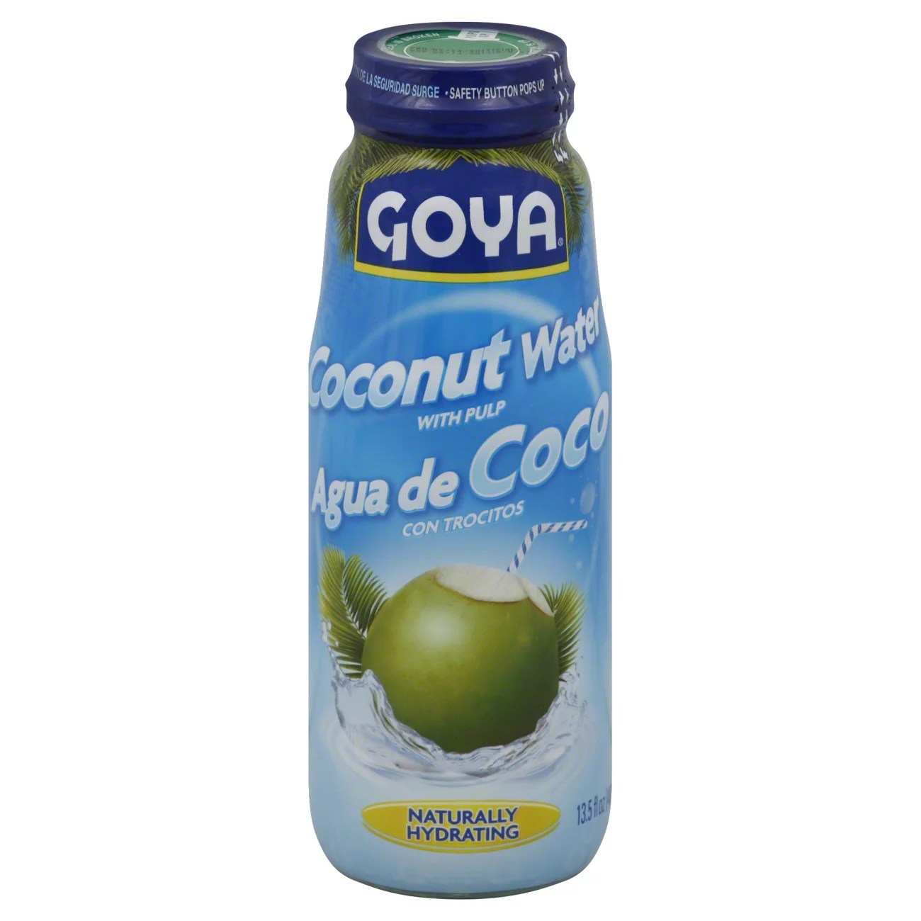 Goya Coconut Water with Pulp Shop Coconut Water at HEB