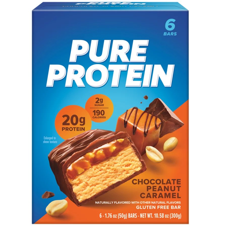 Pure Protein Chocolate Peanut Caramel High Protein Bar Value Pack